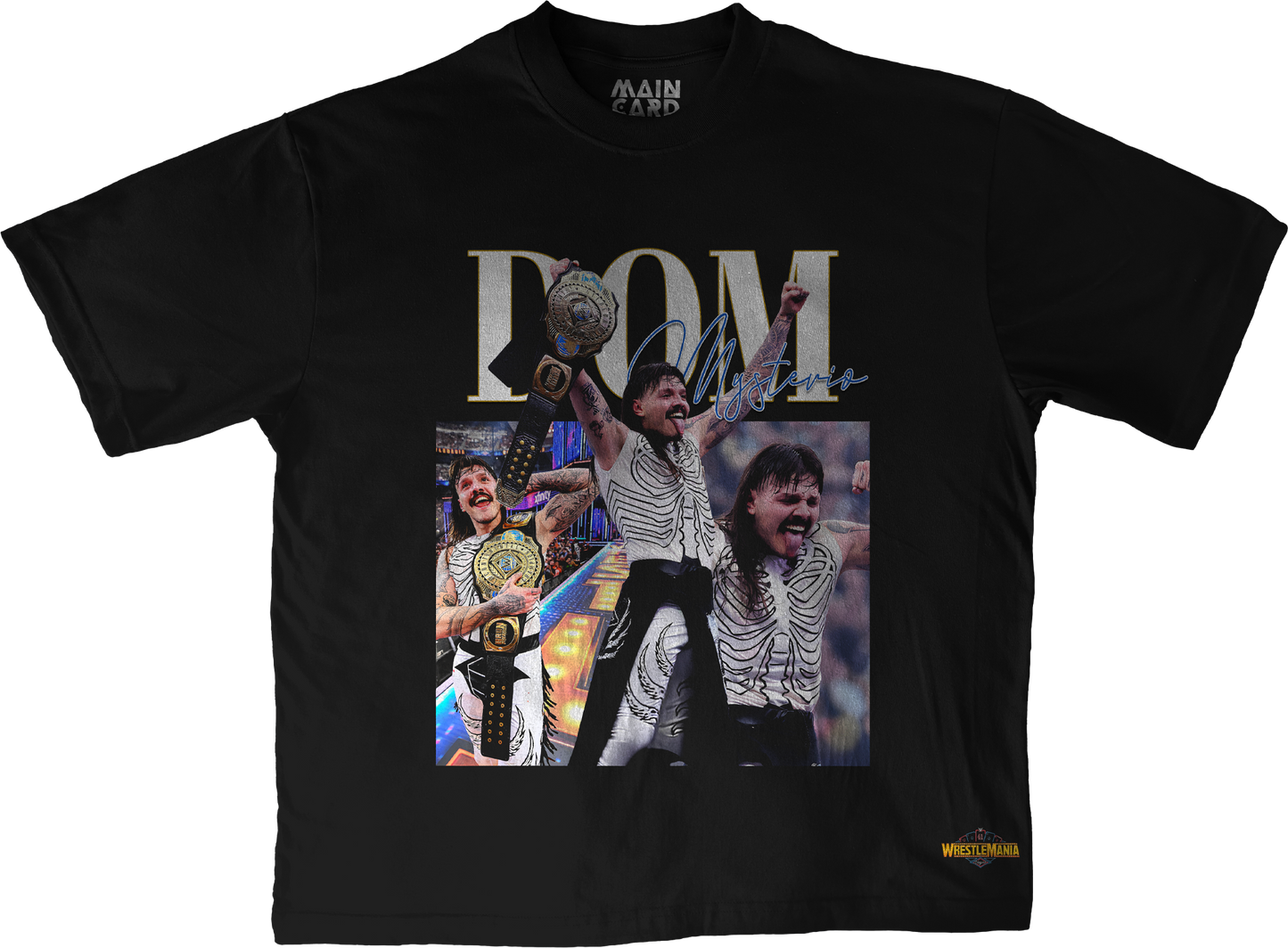 Playera Oversize Dominik Mysterio WM 41 Stars