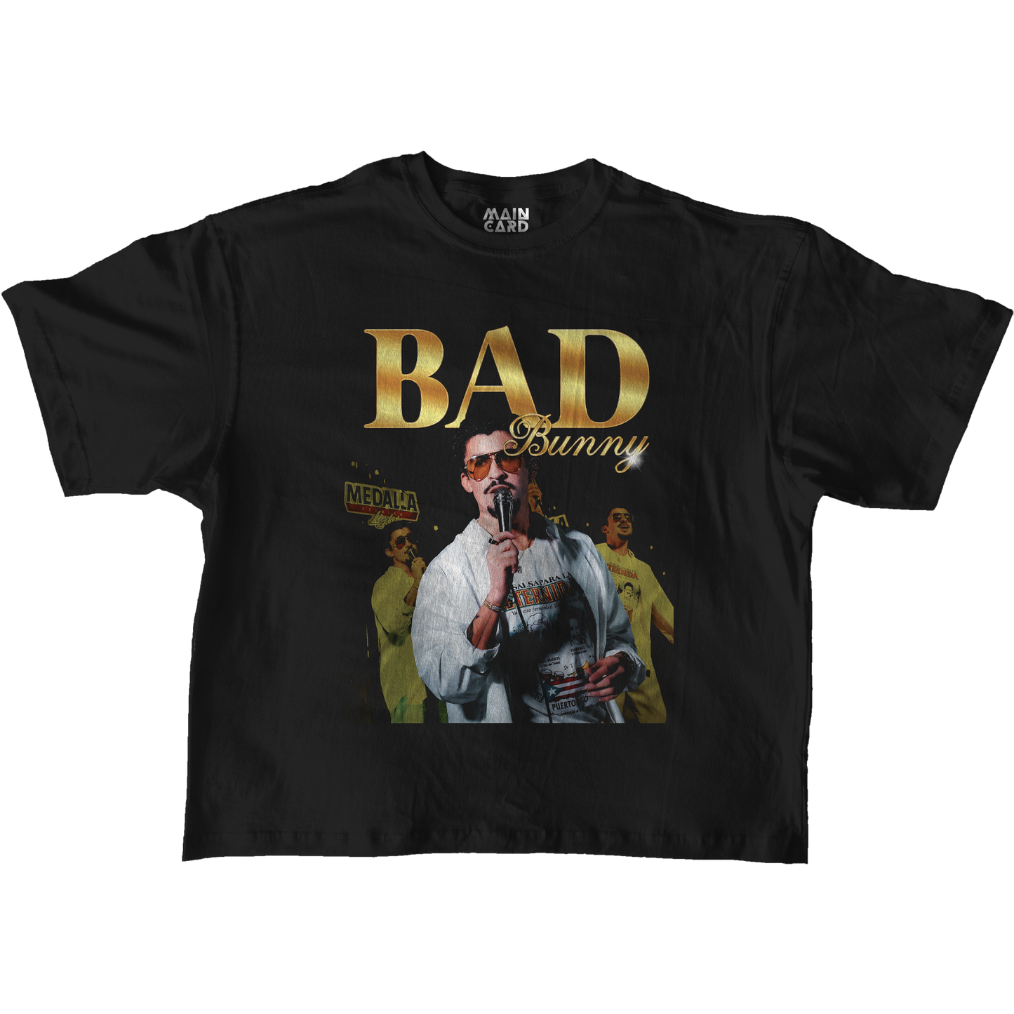Playera Oversize Bad Bunny Río Piedras Originals