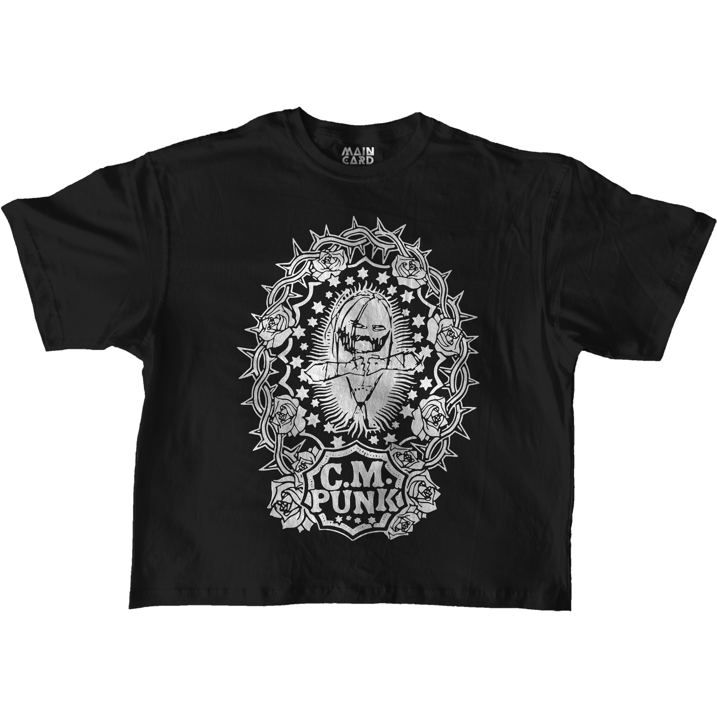 Playera Oversize CM Punk Straight Edge Society