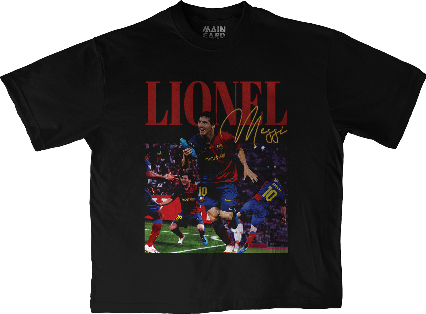Playera Oversize Lionel Messi Barcelona 2009 Originals