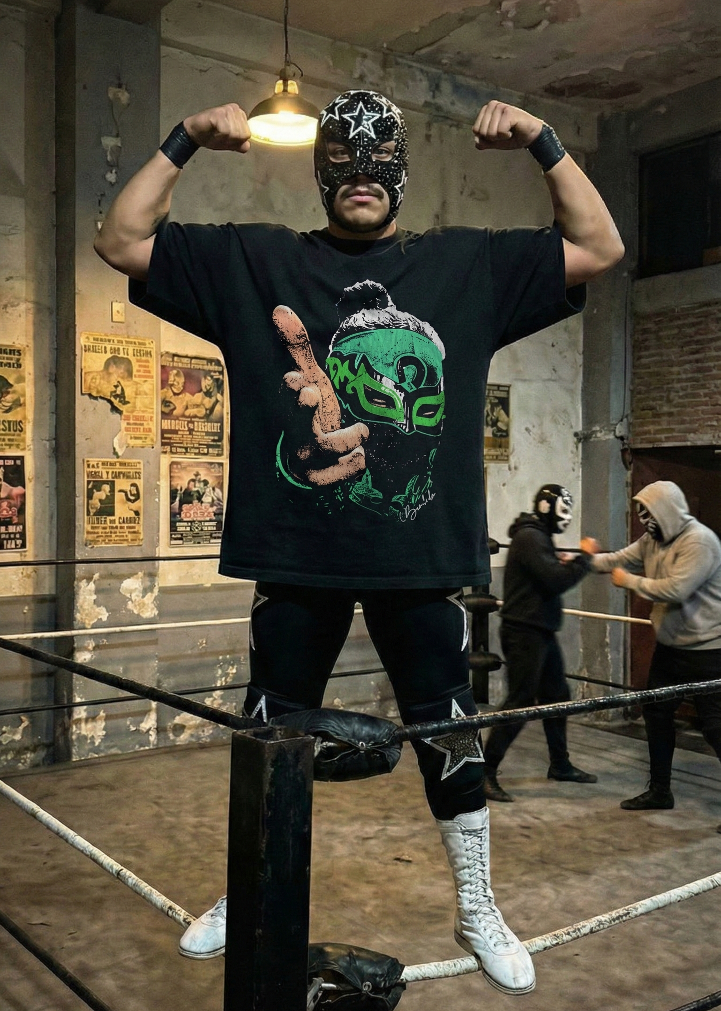 Playera Oversize Bandido Big Face