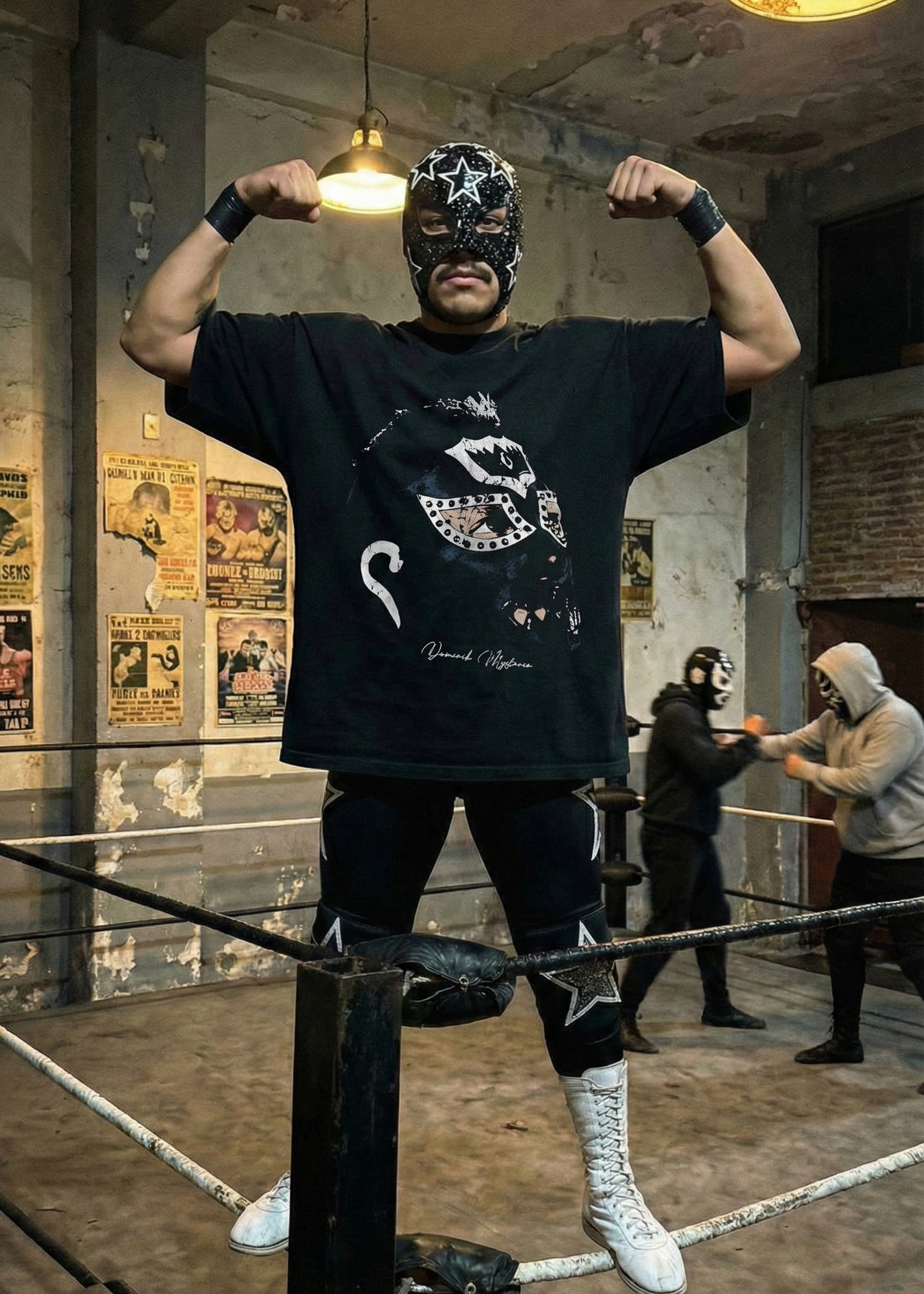 Playera Oversize Dominik Mysterio Big Face