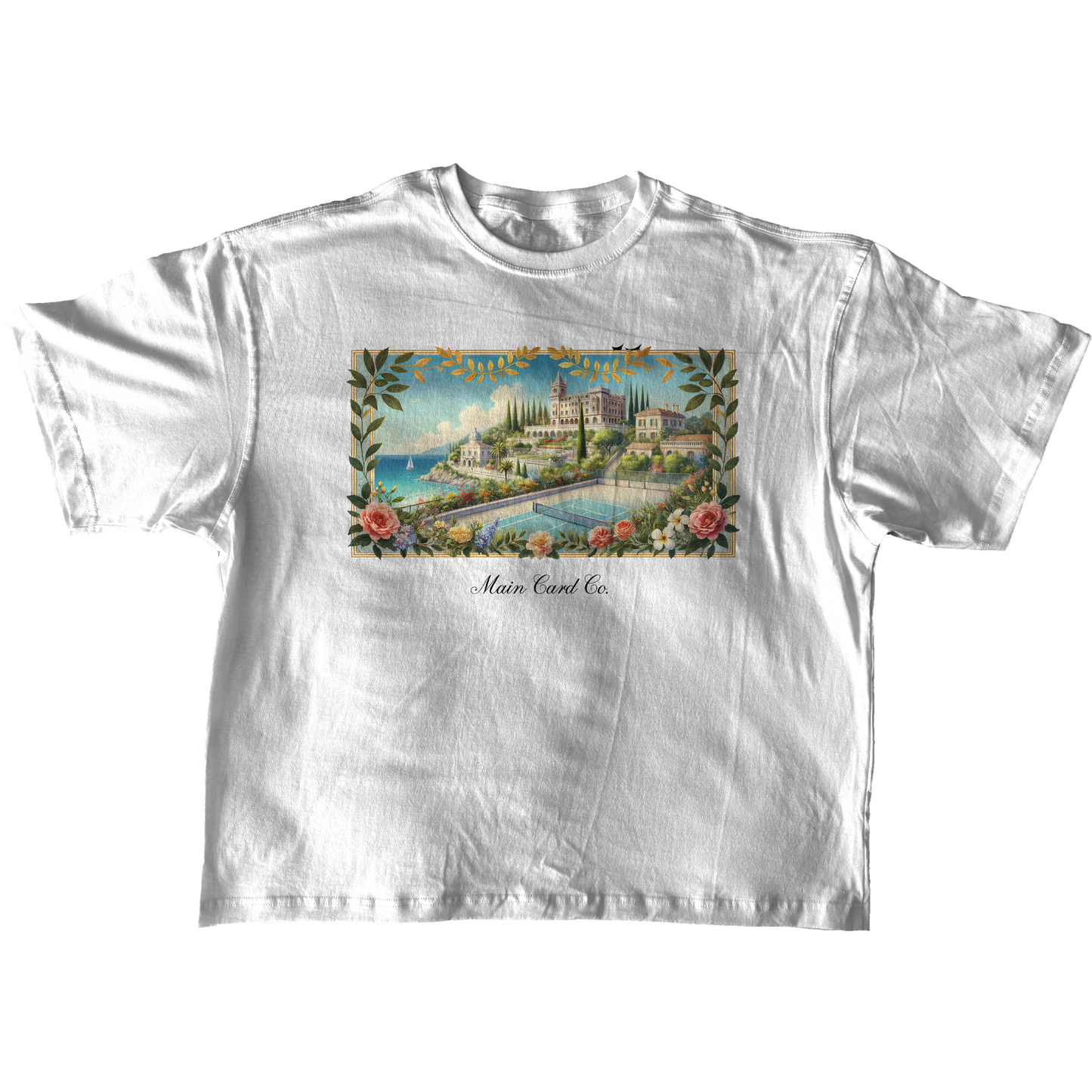 Playera Oversize Logo Main Card Co. Montecarlo