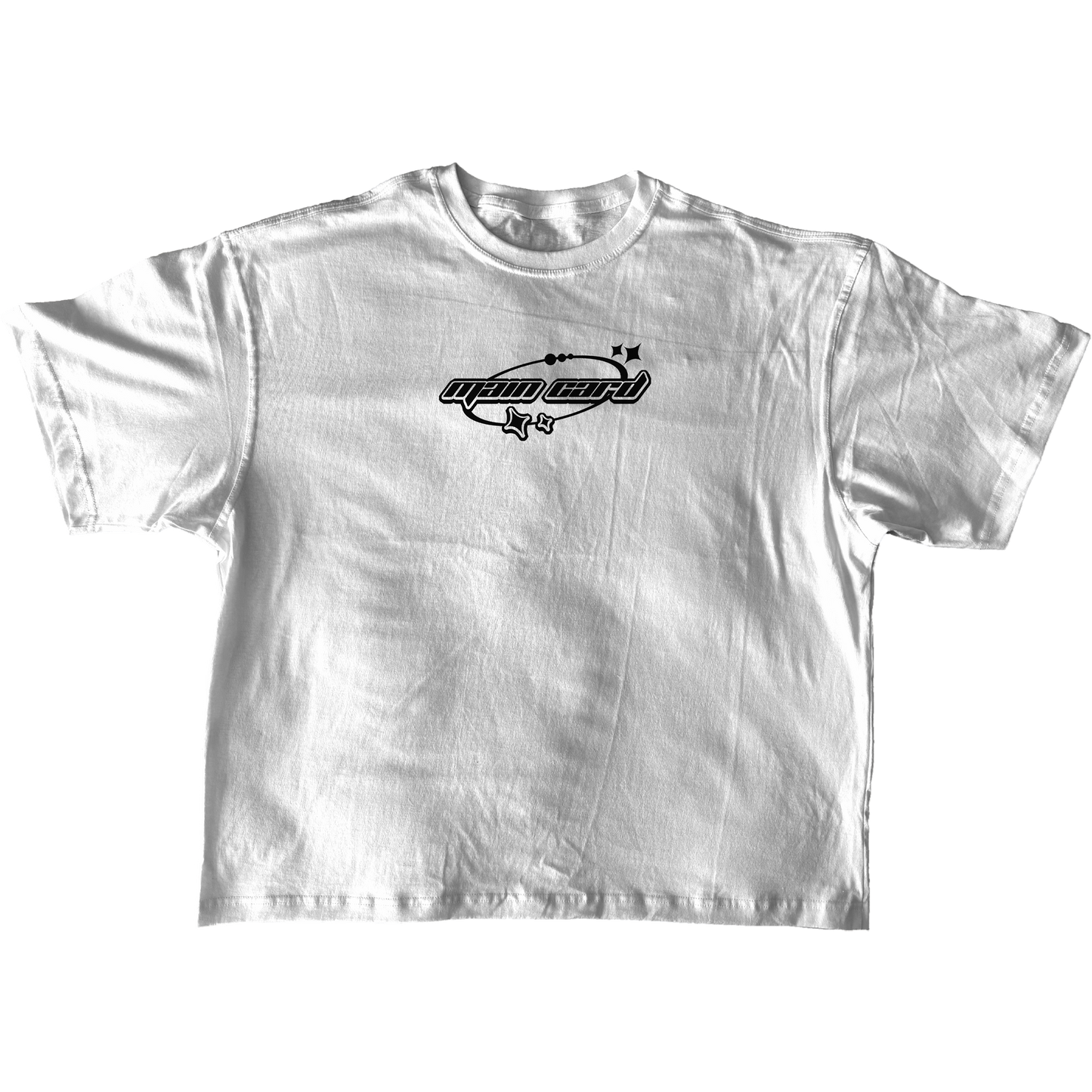 Playera Oversize Logo Main Card Co. Y2K