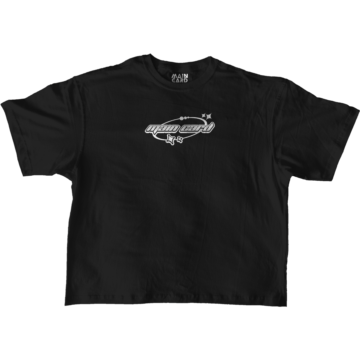 Playera Oversize Logo Main Card Co. Y2K