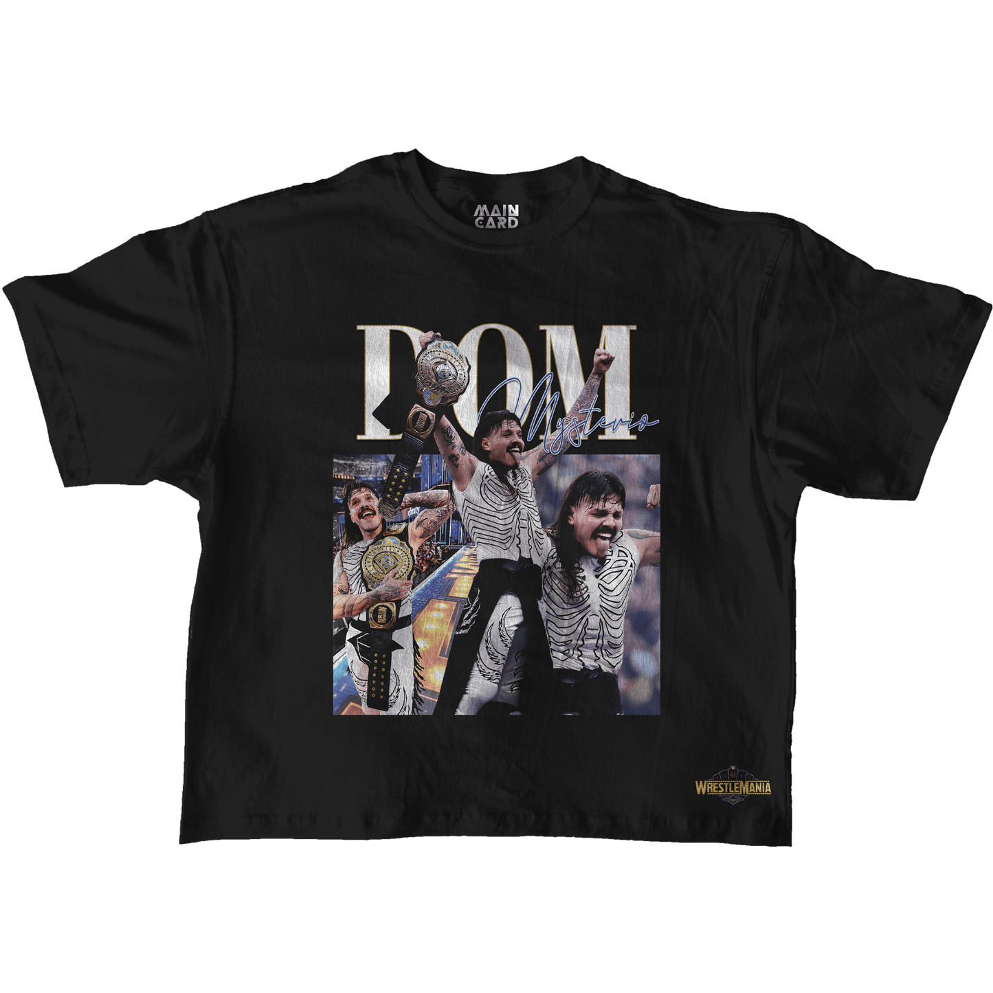 Playera Oversize Dominik Mysterio WM 41 Stars