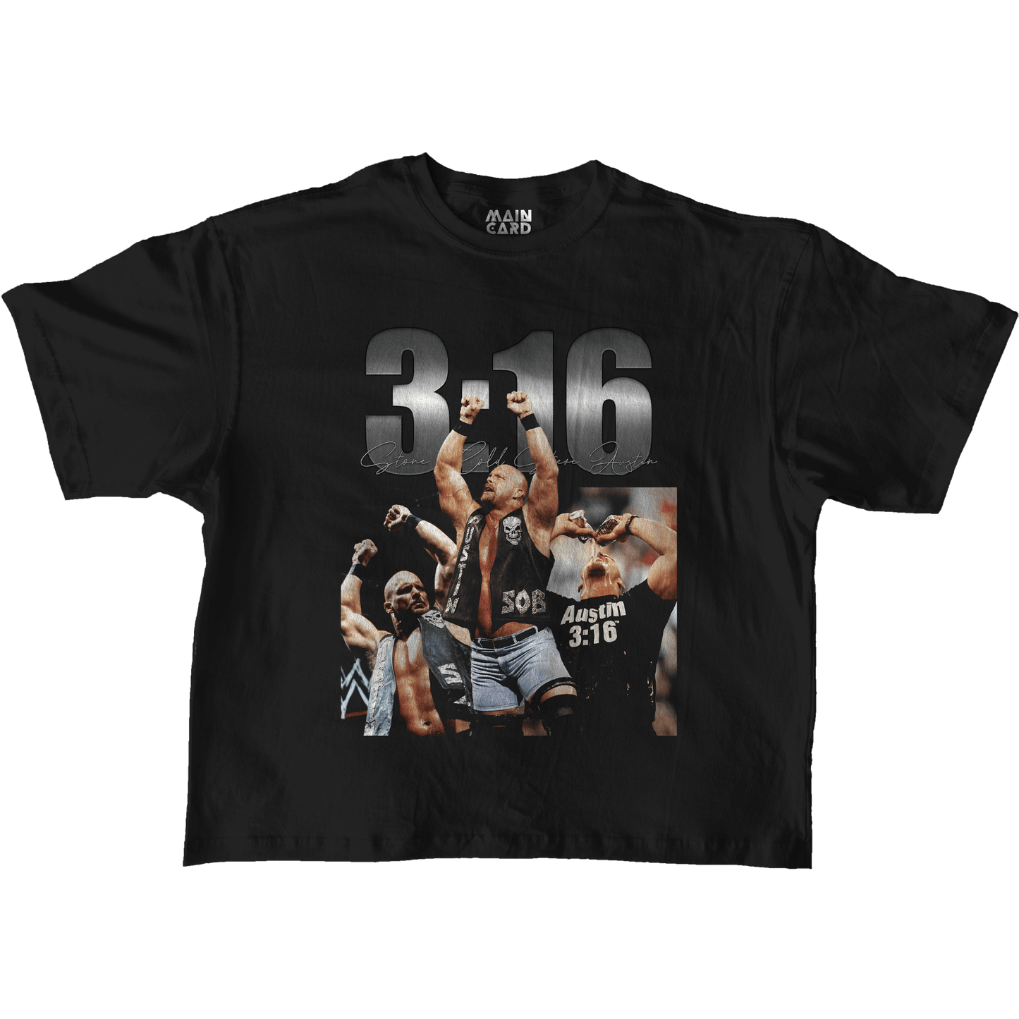 Playera Oversize Stone Cold Steve Austin Originals
