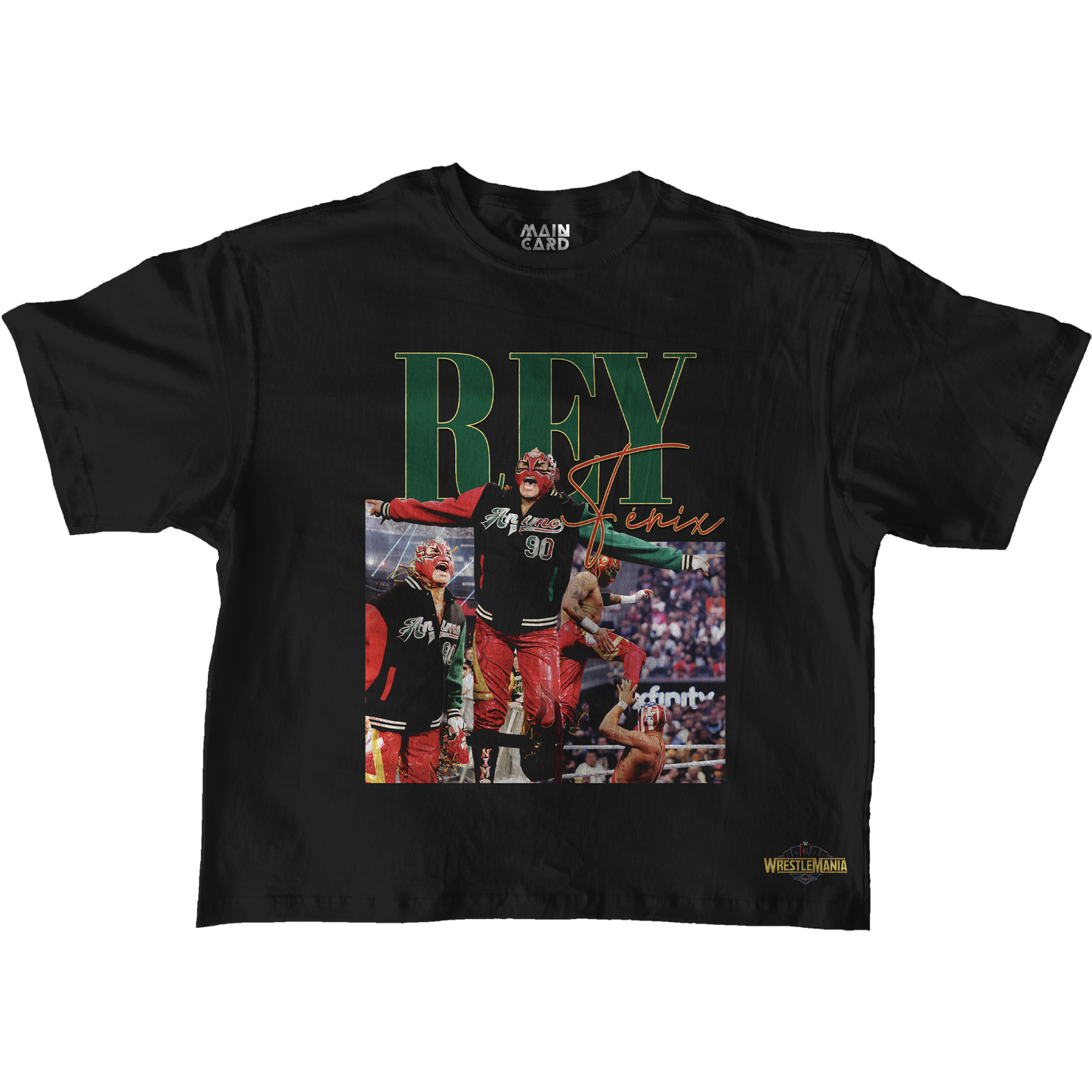 Playera Oversize Rey Fénix WM 41 Stars