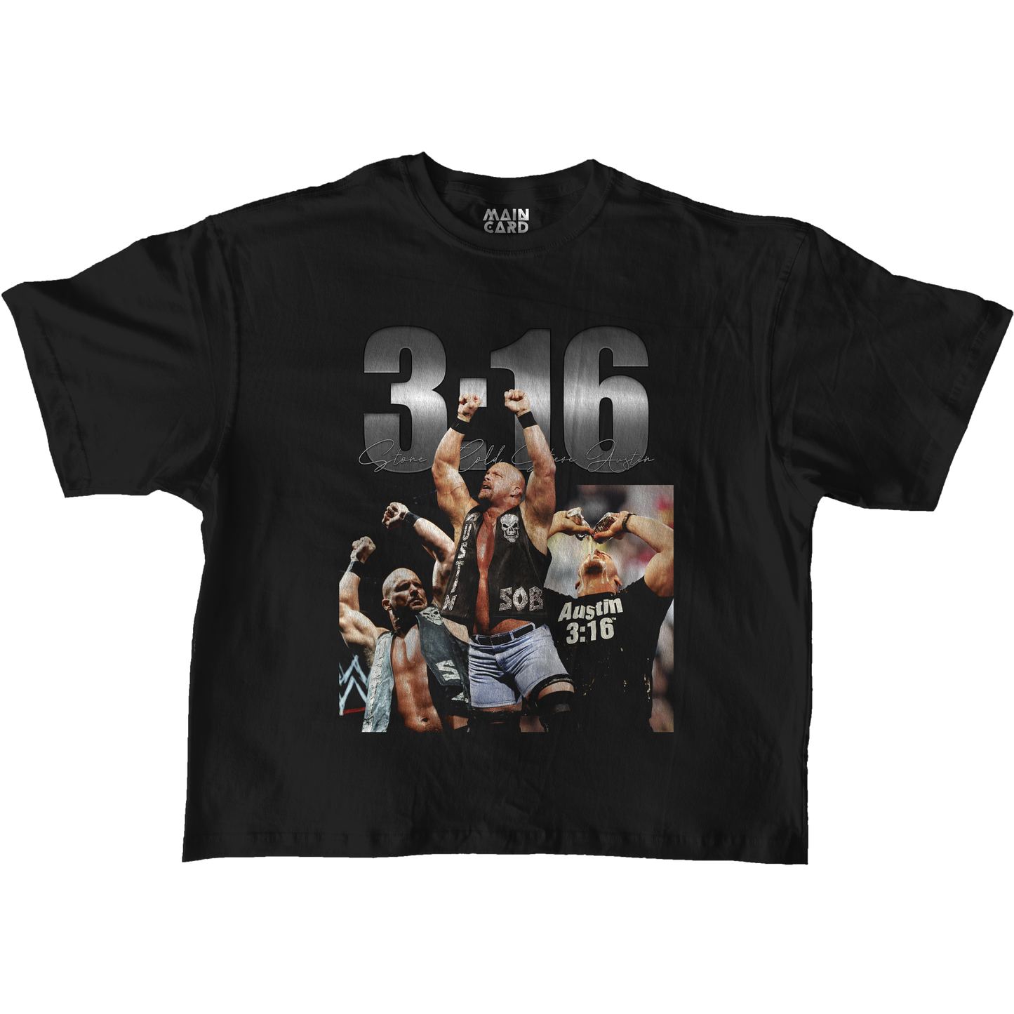 Playera Oversize Stone Cold Steve Austin Originals
