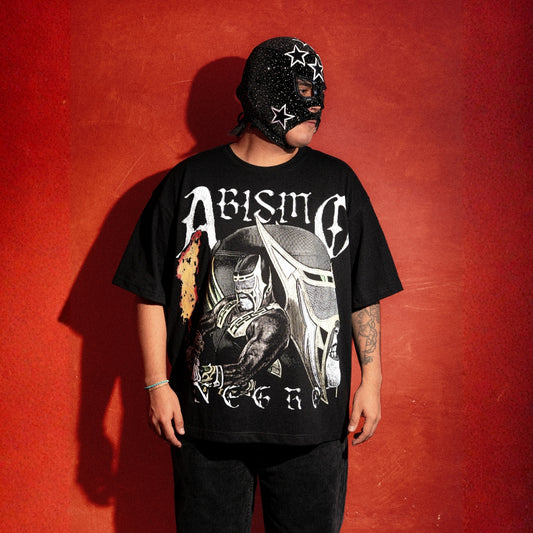 Playera Oversize Abismo Negro Heritage