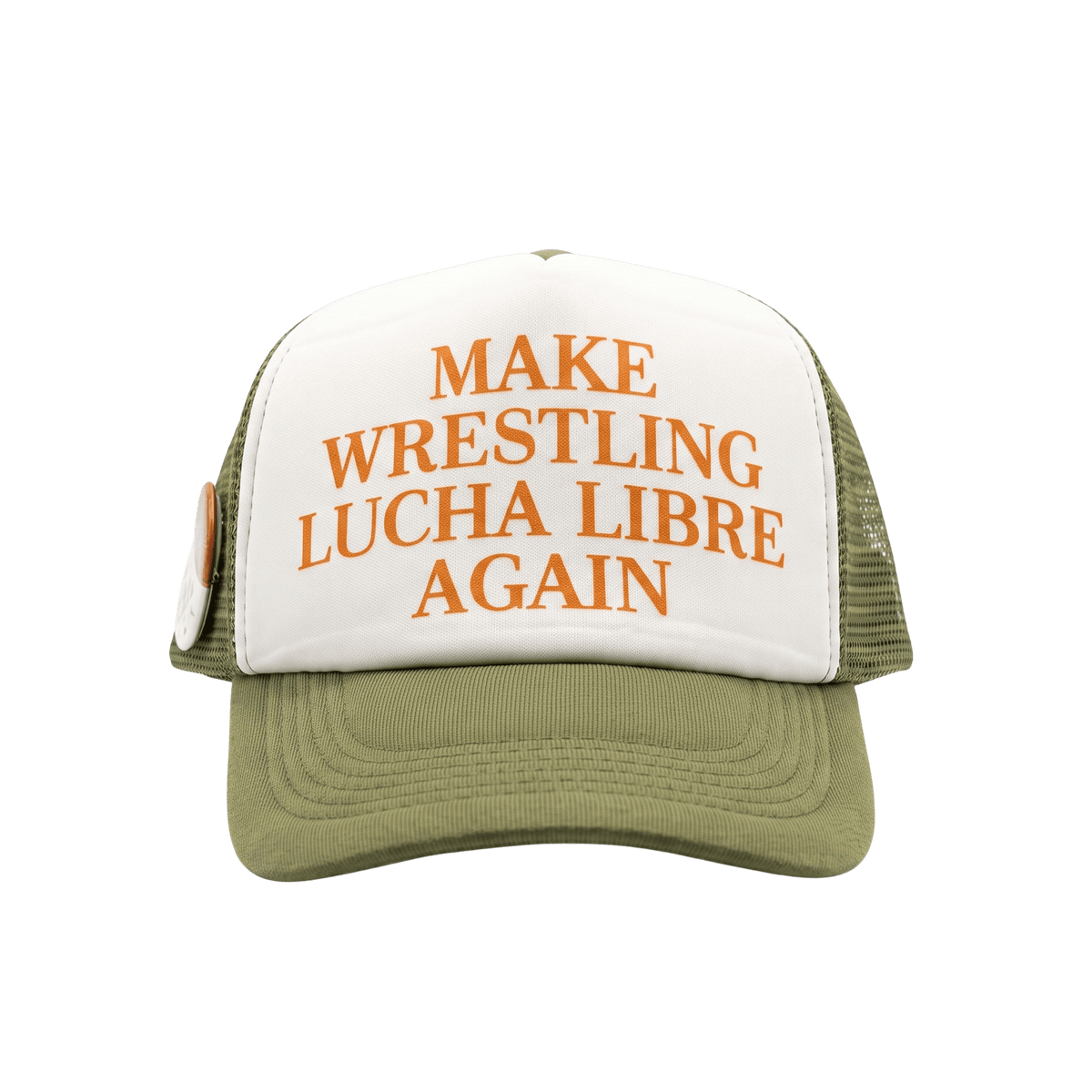 Trucker Hat "Make Wrestling Lucha Libre Again" - Verde Olivo