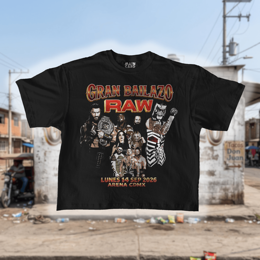 Playera Oversize Gran Bailazo RAW México 2026