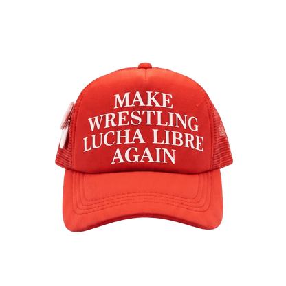 Trucker Hat "Make Wrestling Lucha Libre Again" - Rojo