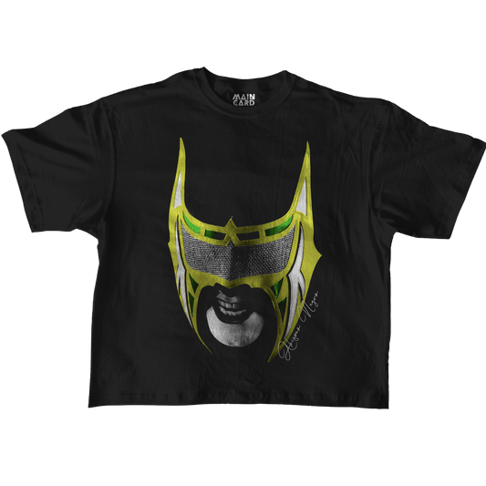 Playera Oversize Abismo Negro Big Face