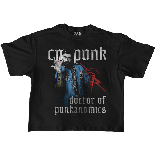 Playera Oversize CM Punk Doctor of Punkanomics Rawline