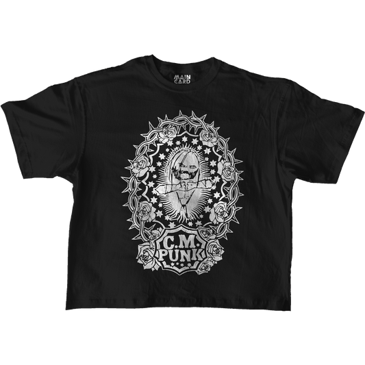 Playera Oversize CM Punk Straight Edge Society