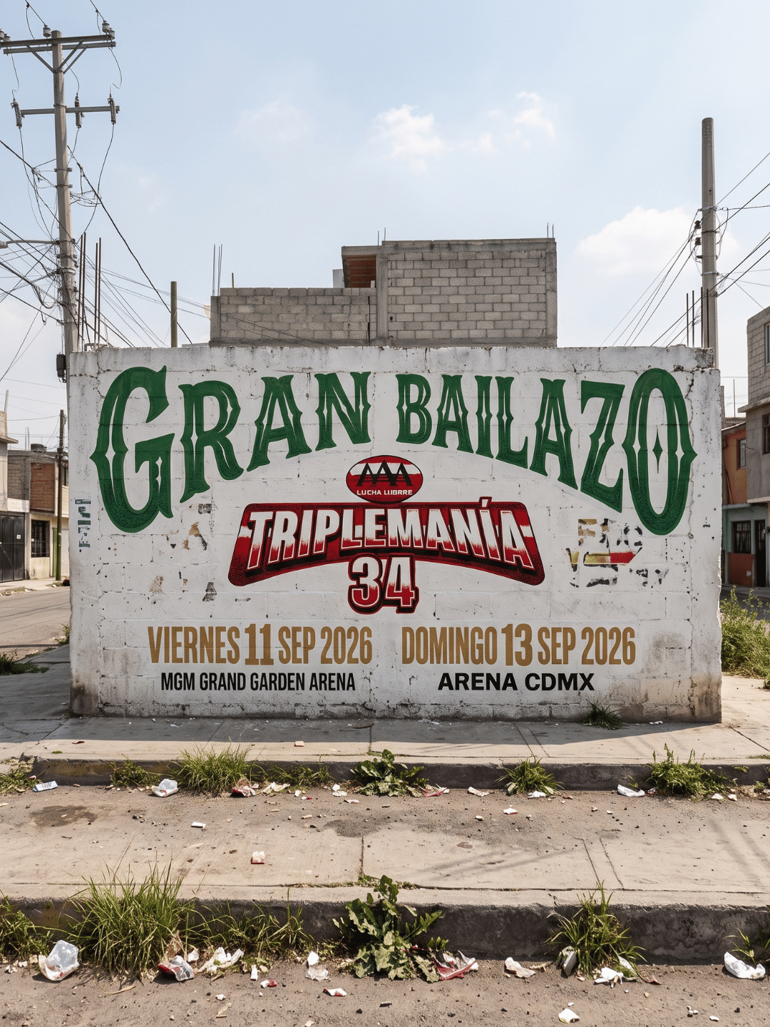 Playera Oversize Gran Bailazo Triplemanía 34