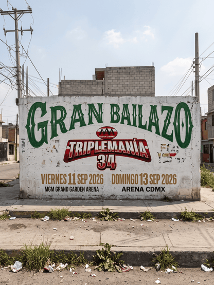 Playera Oversize Gran Bailazo Triplemanía 34