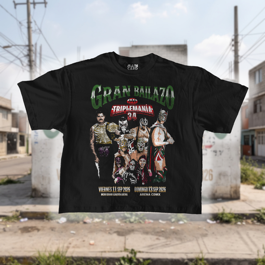 Playera Oversize Gran Bailazo Triplemanía 34