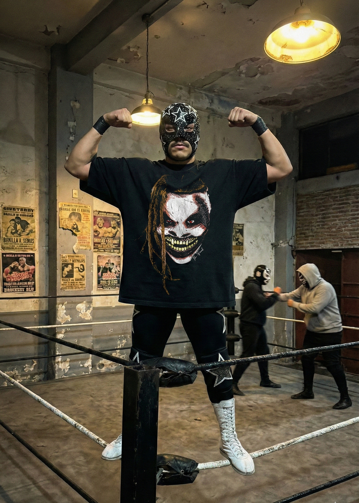 Playera Oversize The Fiend Big Face