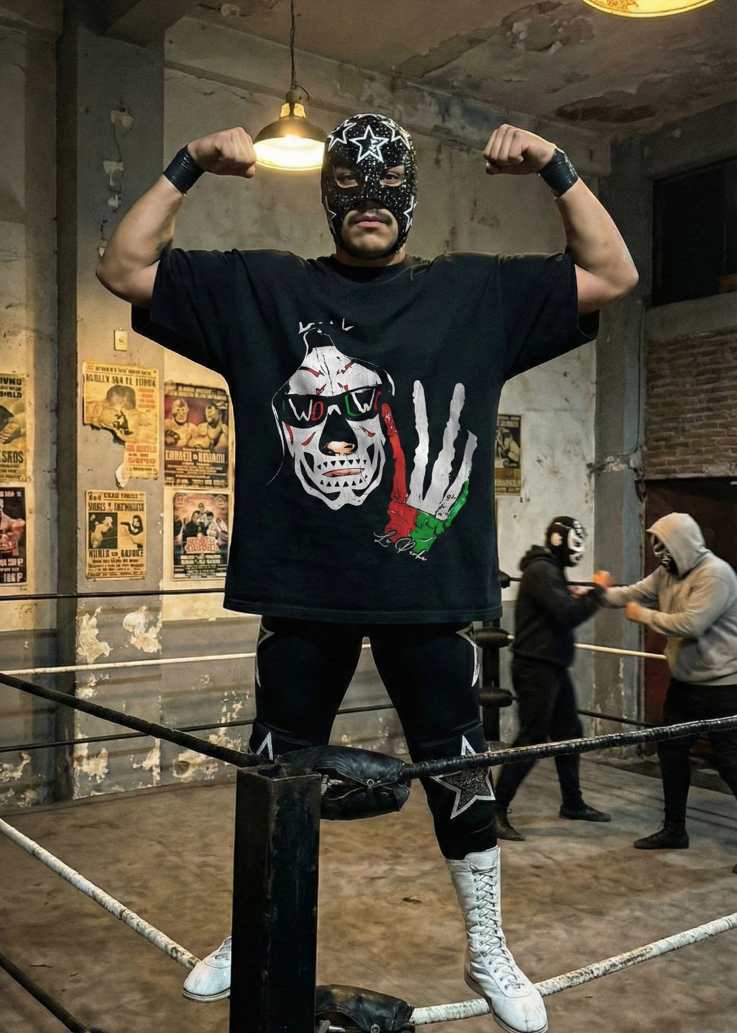 Playera Oversize La Parka WCW LWO Big Face