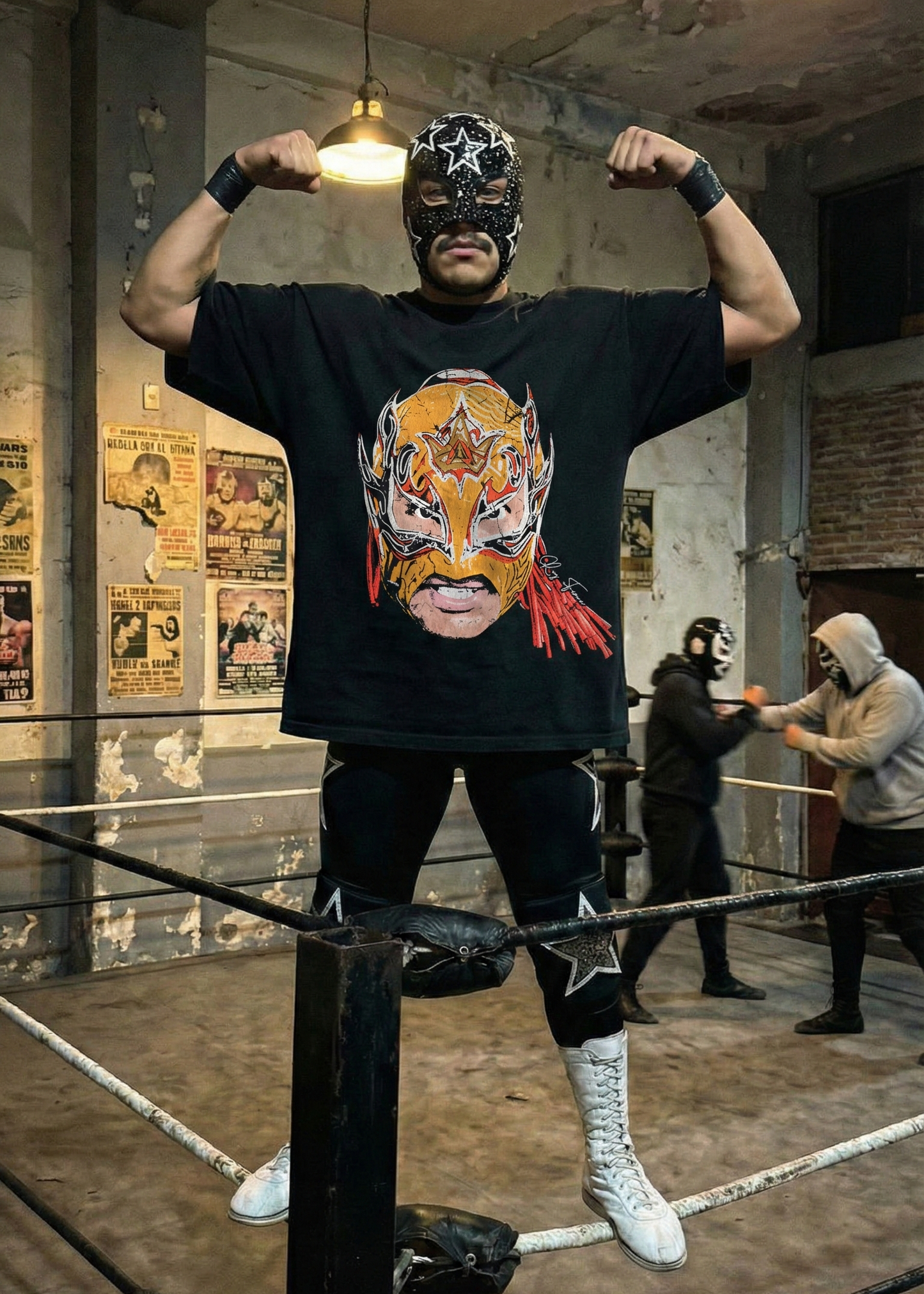Playera Oversize Rey Fénix Big Face