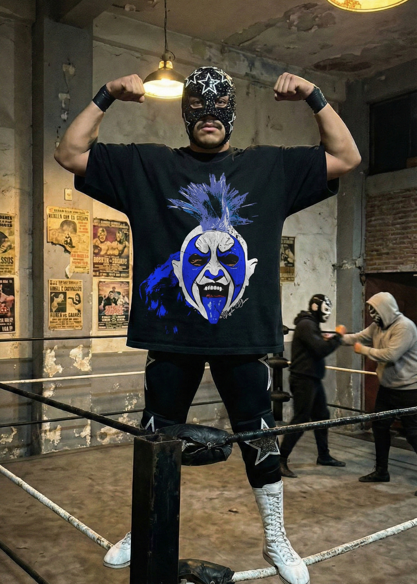 Playera Oversize Psycho Clown Big Face
