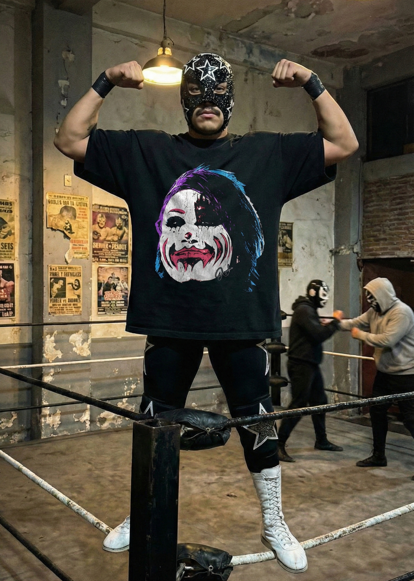 Playera Oversize Asuka Big Face
