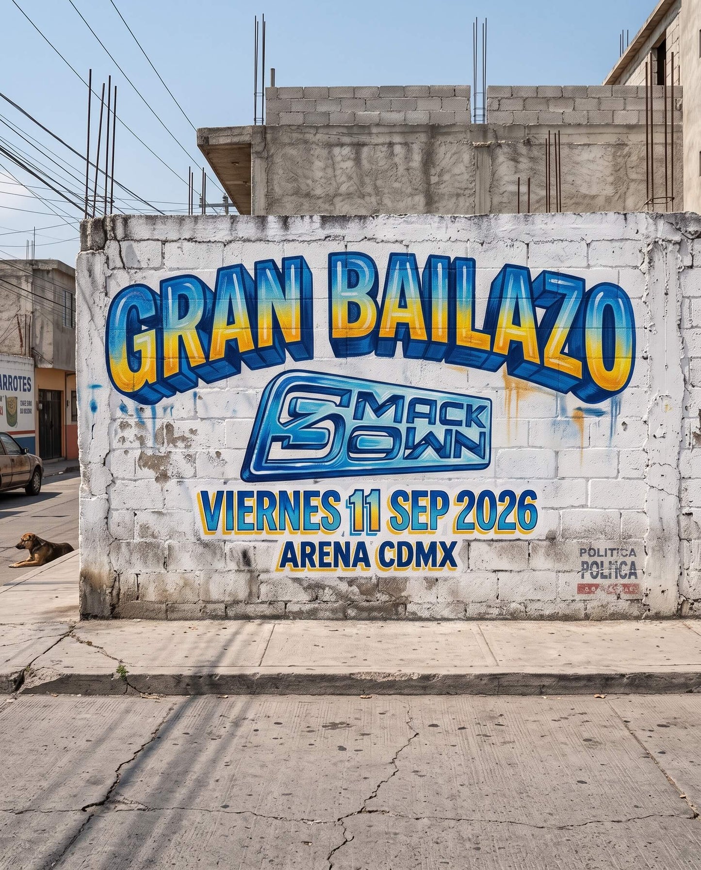 Playera Oversize Gran Bailazo SD México 2026