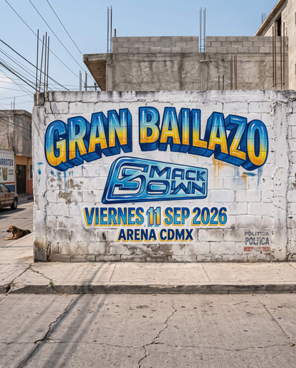 Playera Oversize Gran Bailazo SD México 2026
