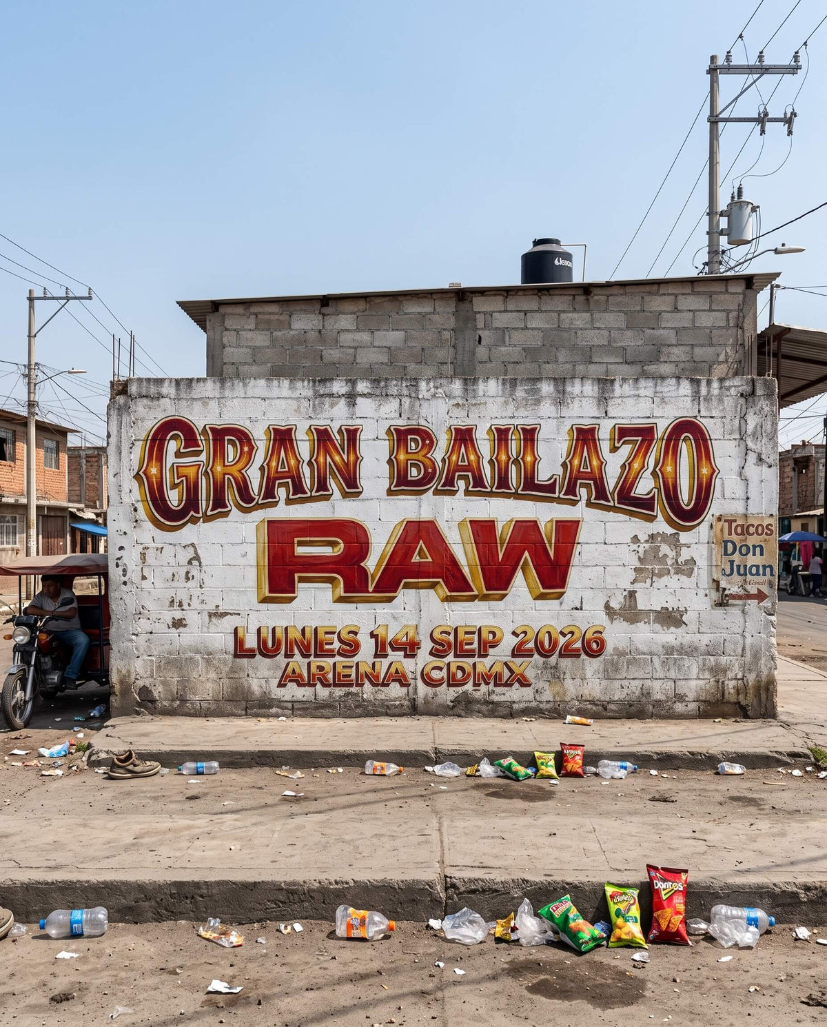 Playera Oversize Gran Bailazo RAW México 2026