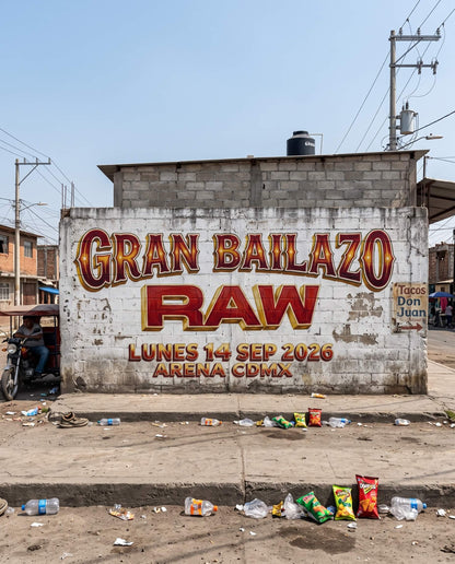 Playera Oversize Gran Bailazo RAW México 2026