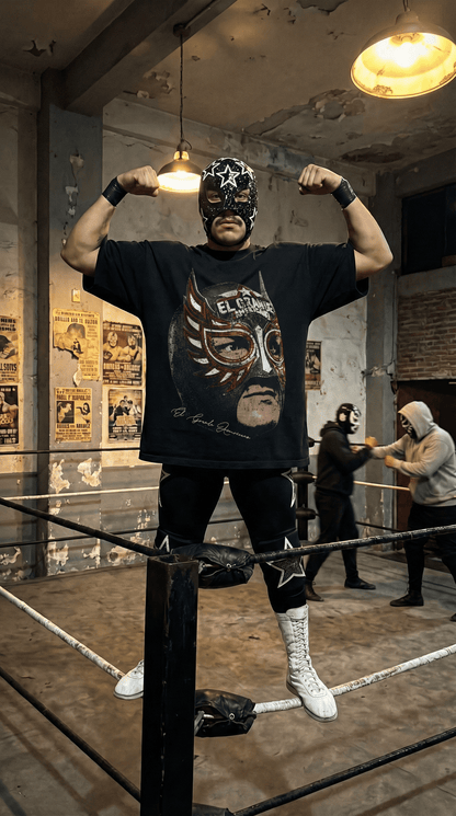 Playera Oversize El Grande Americano MÉXICO Big Face