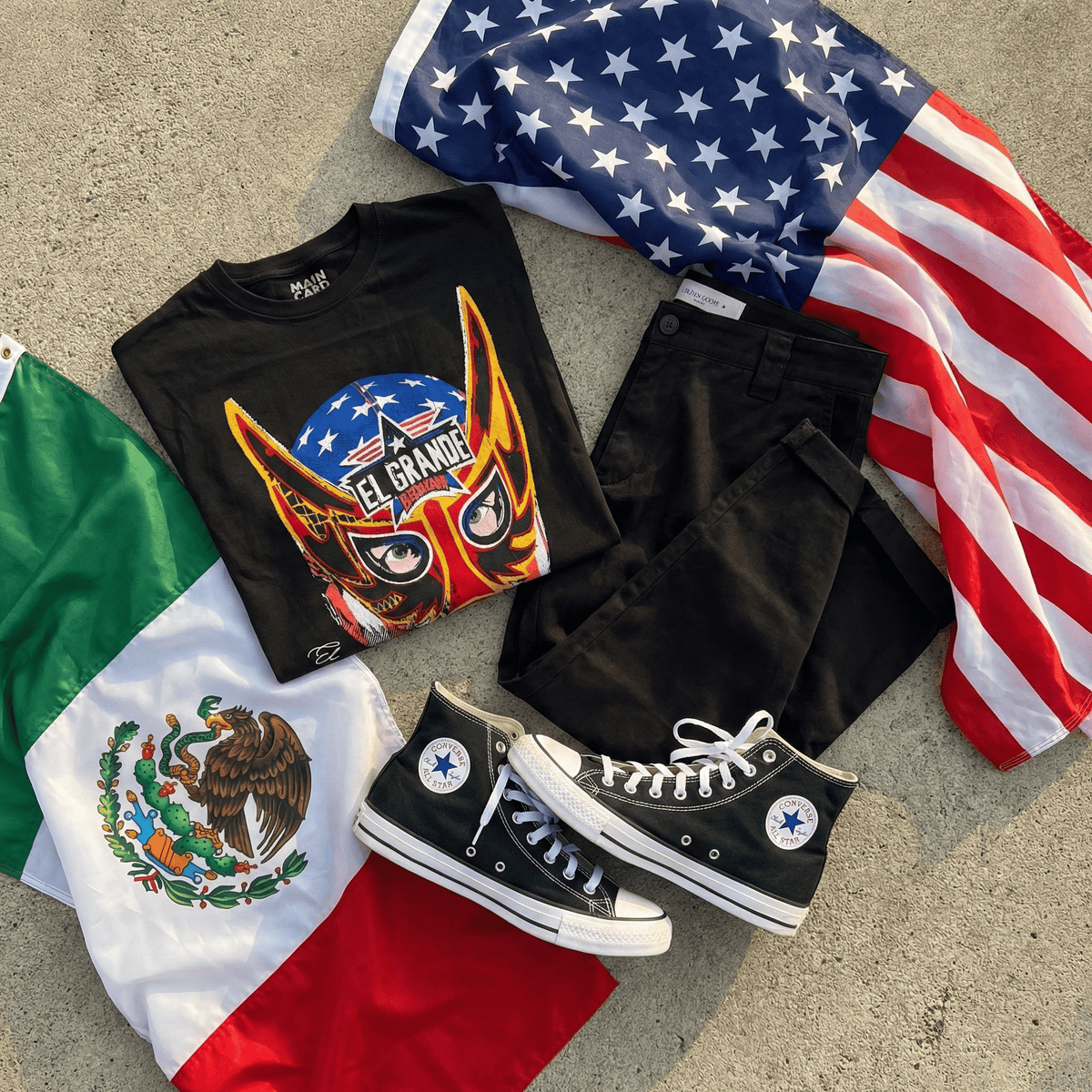 Playera Oversize El Grande Americano Big Face