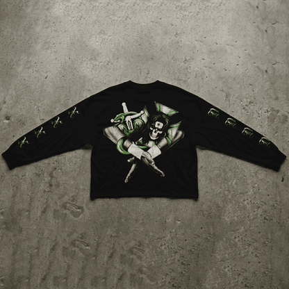 Playera Cropped Manga Larga DX Rebels
