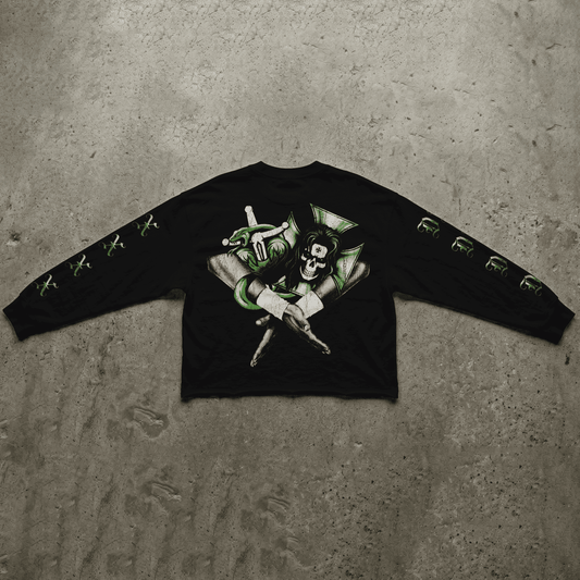Playera Cropped Manga Larga DX Rebels