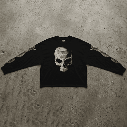 Playera Cropped Manga Larga Stone Cold Steve Austin Rebels