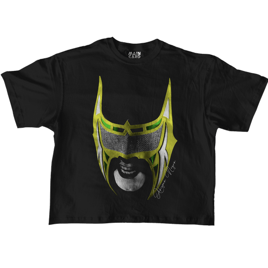 Playera Oversize Abismo Negro Big Face