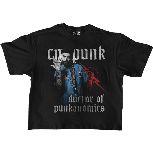 Playera Oversize CM Punk Doctor of Punkanomics Rawline