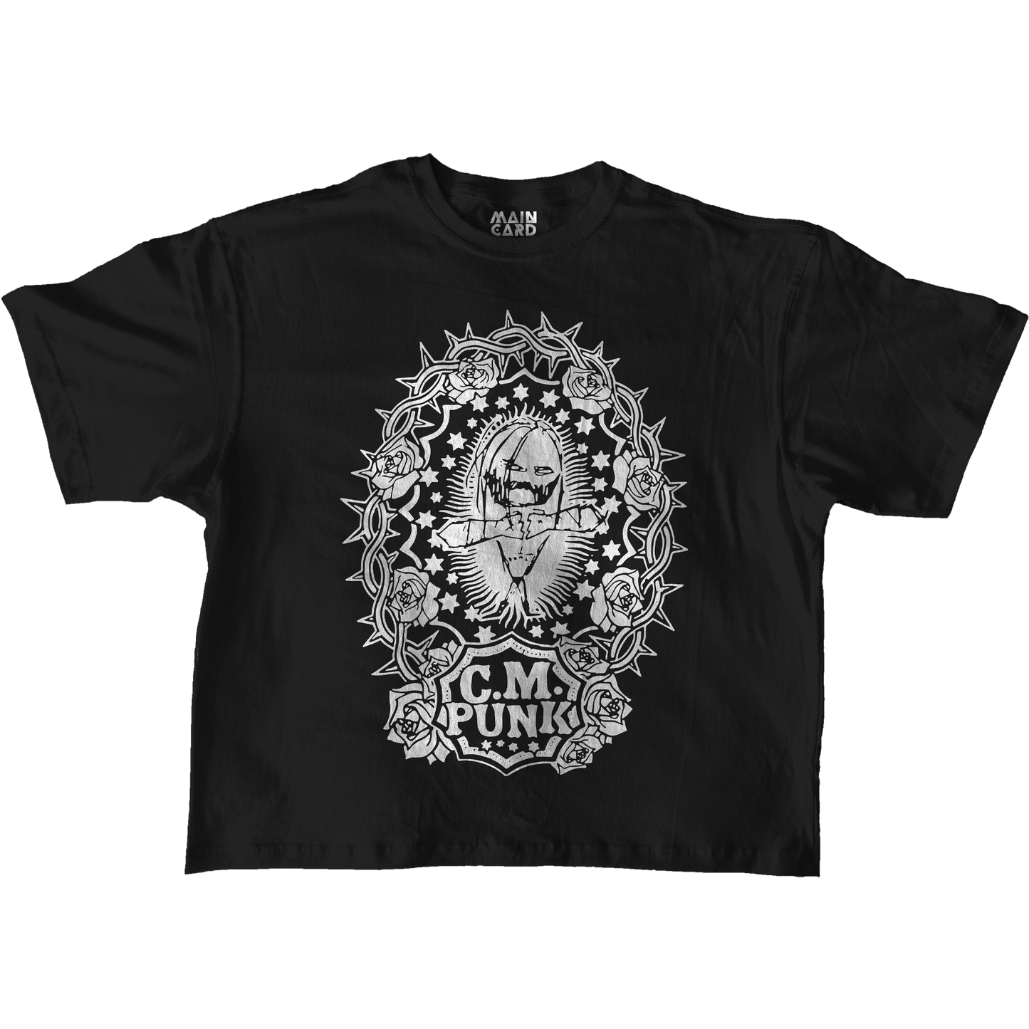 Playera Oversize CM Punk Straight Edge Society