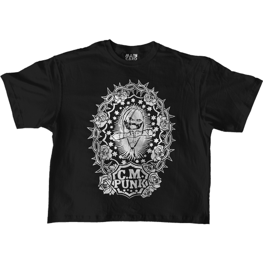 Playera Oversize CM Punk Straight Edge Society