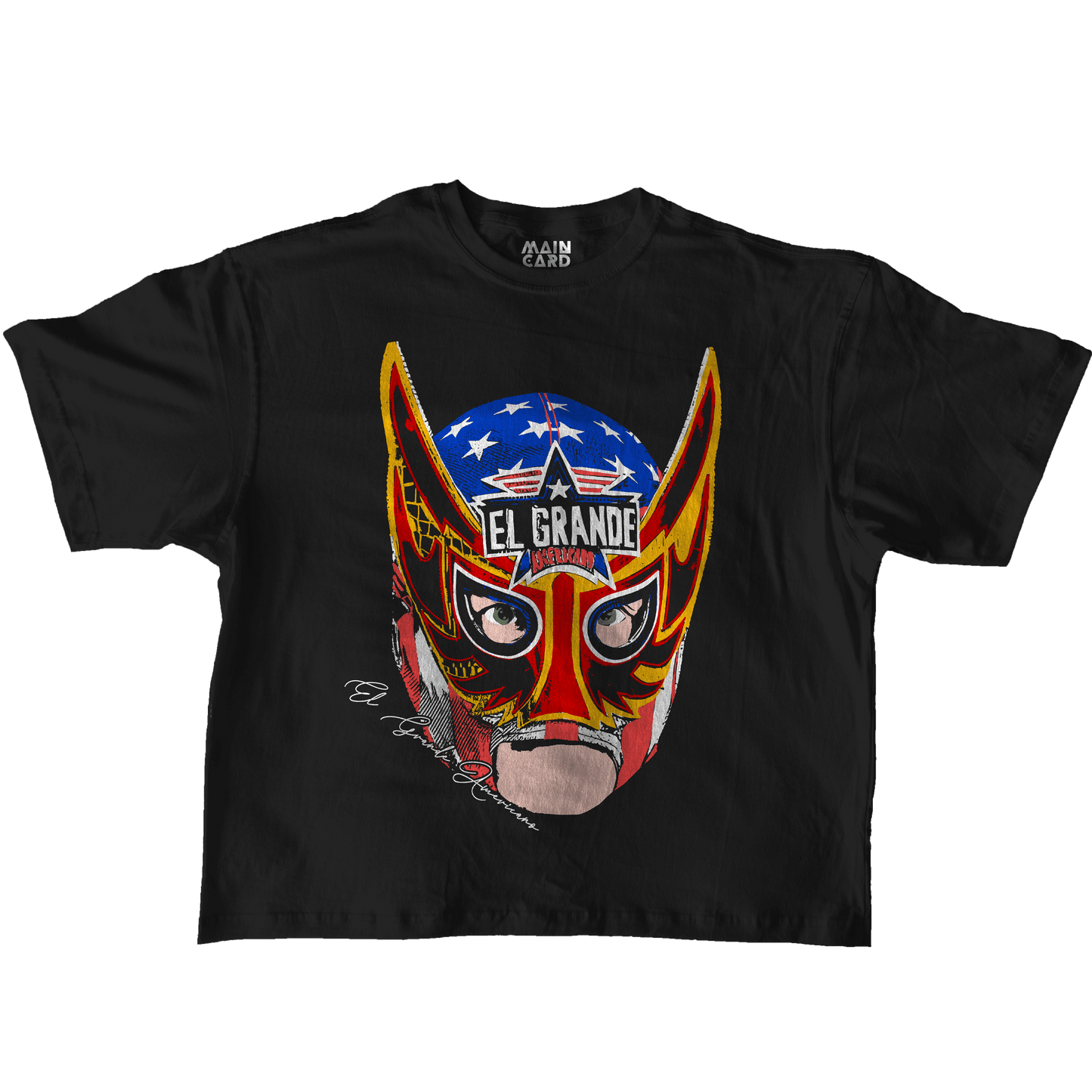 Playera Oversize El Grande Americano Big Face