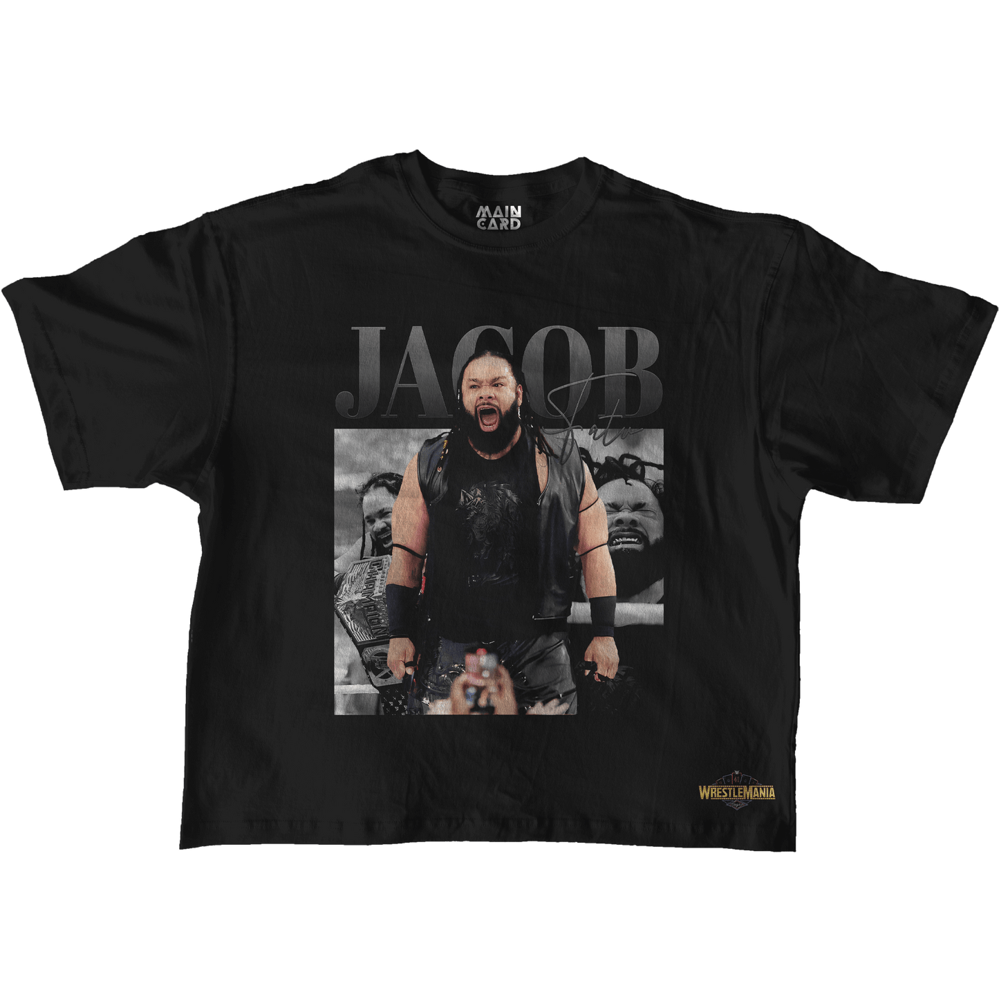 Playera Oversize Jacob Fatu WM 41 Stars