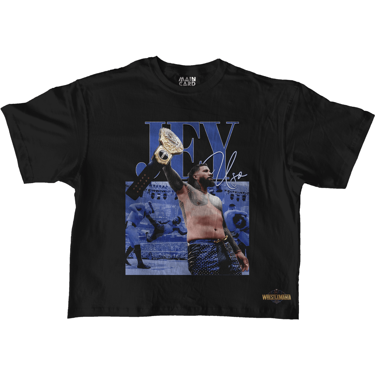 Playera Oversize Jey Uso WM 41 Stars