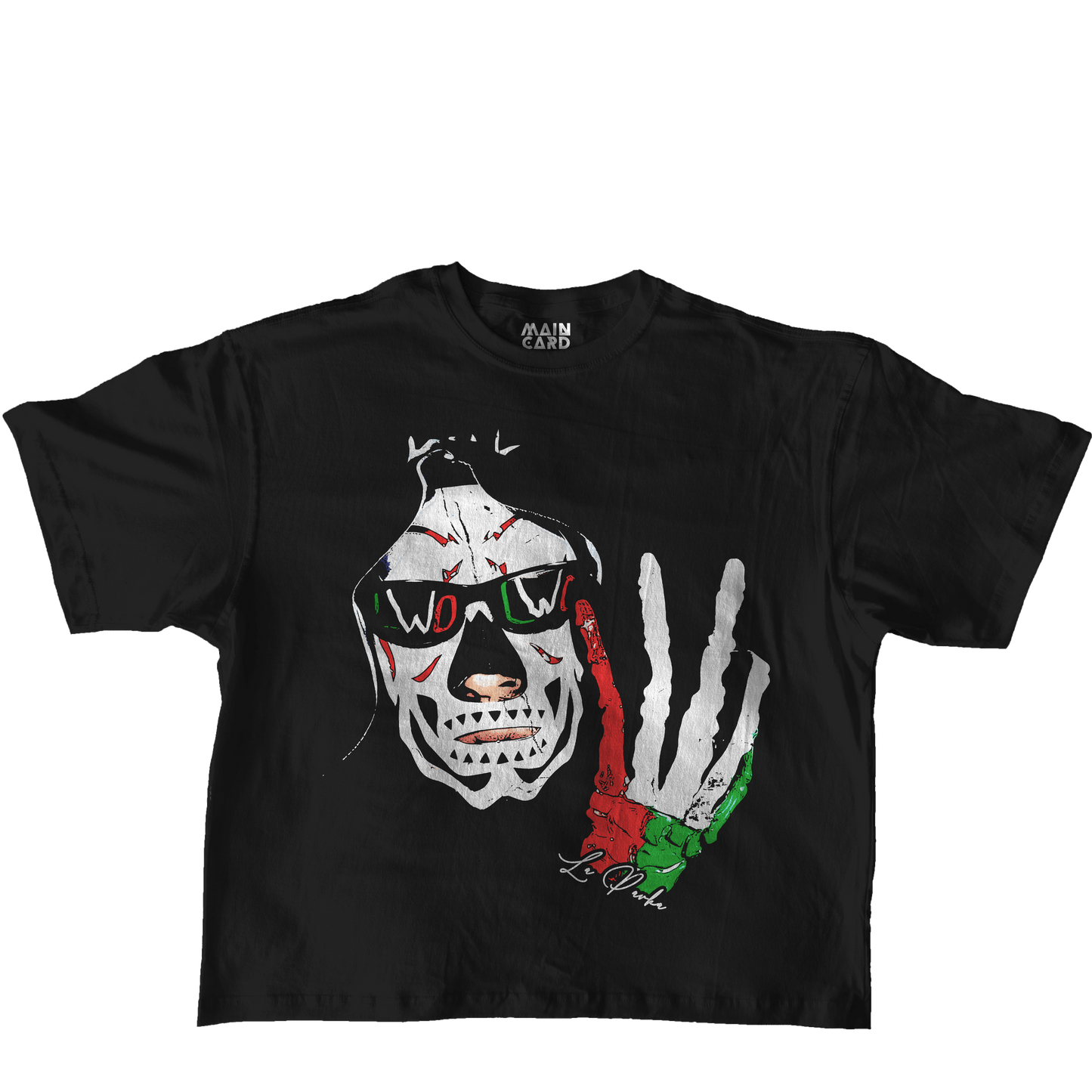 Playera Oversize La Parka WCW LWO Big Face