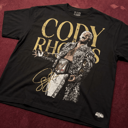 Playera Oversize Cody Rhodes WM 42 Stars LEGACY
