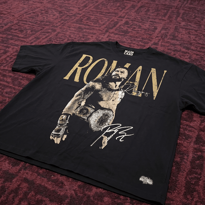 Playera Oversize Roman Reigns WM 42 Stars LEGACY