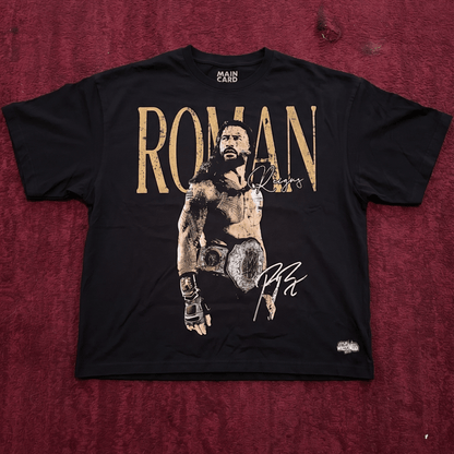 Playera Oversize Roman Reigns WM 42 Stars LEGACY
