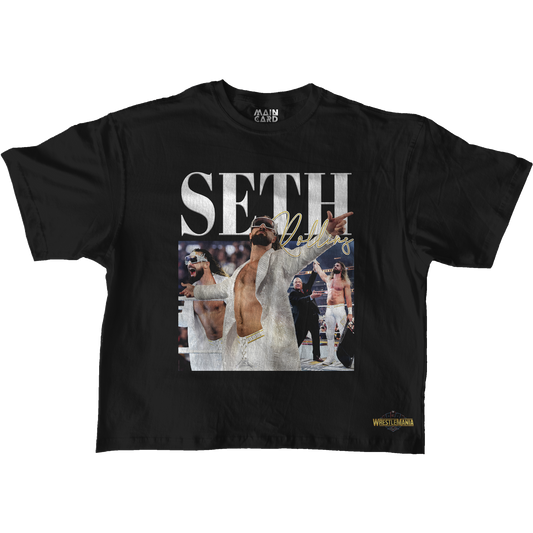 Playera Oversize Seth Rollins WM 41 Stars