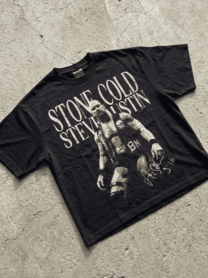 Playera Oversize Stone Cold Steve Austin Legacy